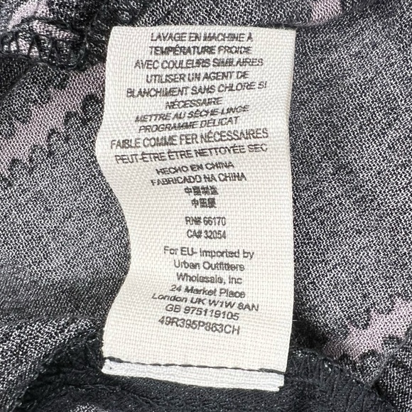 Free People Boho Print Harem Pants Size 8 - Picture 8 of 10